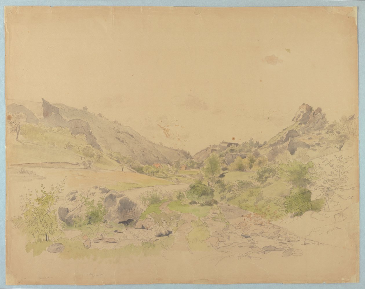 Studium krajobrazu autorstwa William Stanley Haseltine