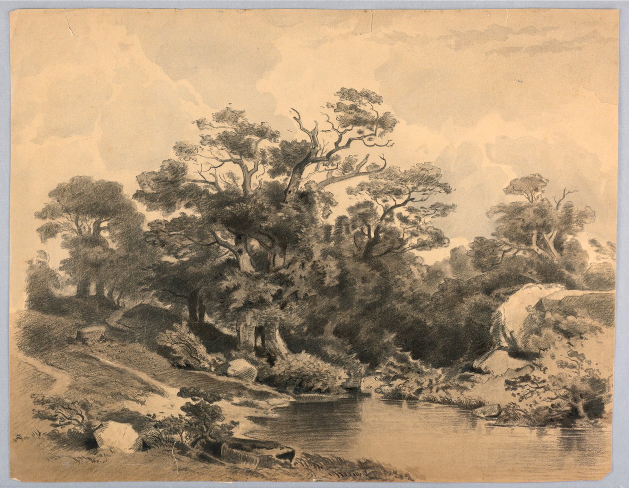Studium krajobrazu autorstwa William Stanley Haseltine