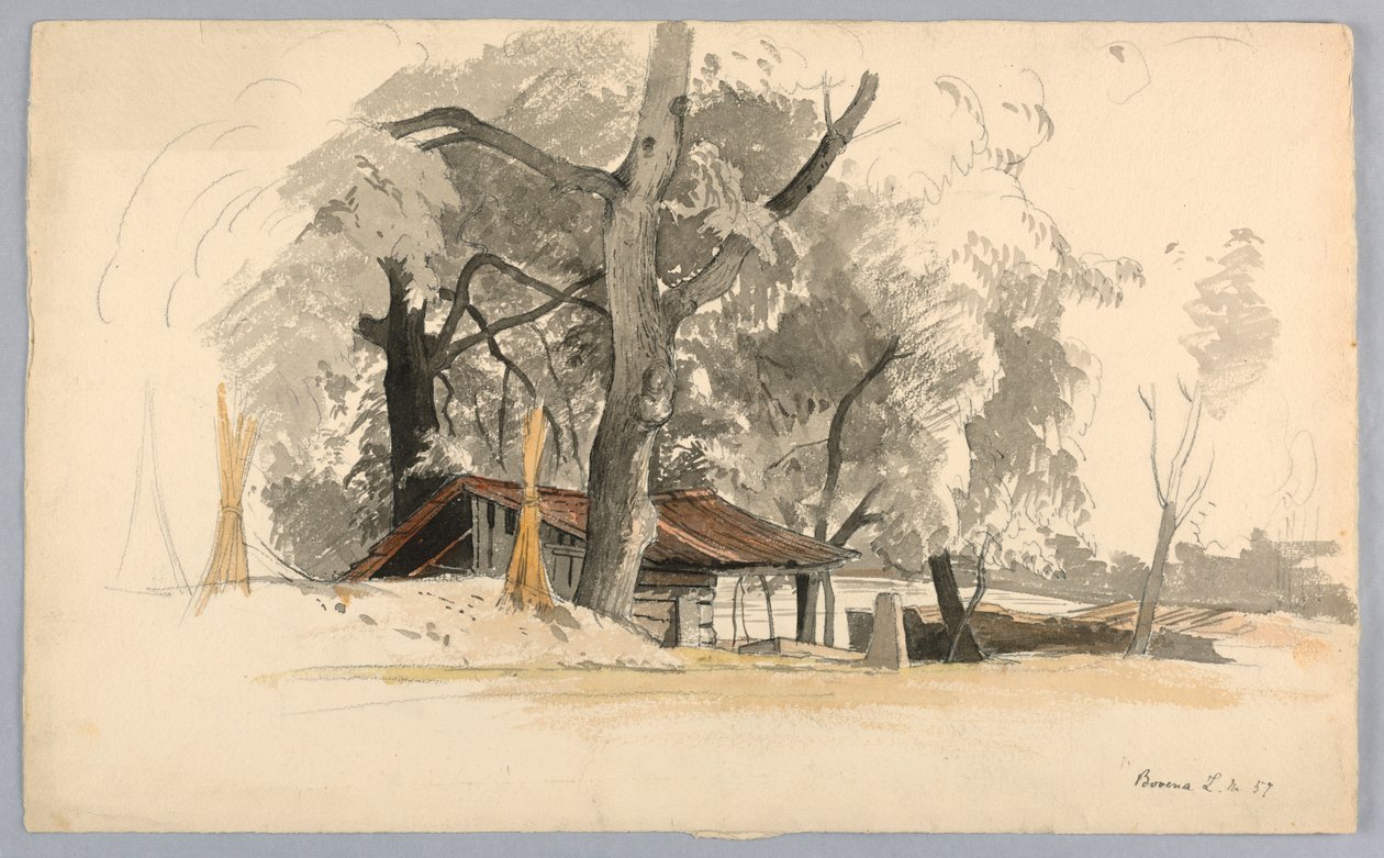 Studium krajobrazu, Baveno, Jezioro Maggiore, Włochy autorstwa William Stanley Haseltine