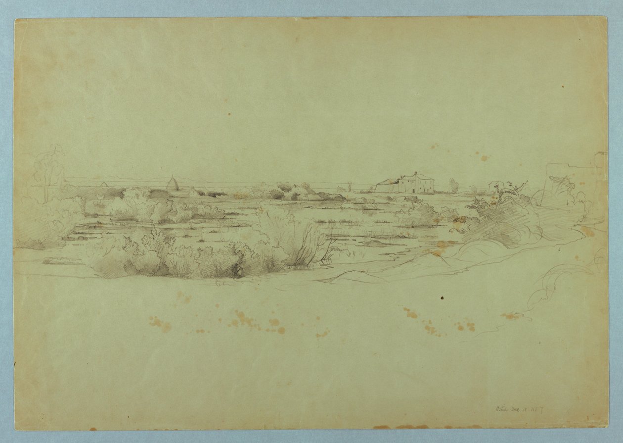 Studium krajobrazu, Ostia, Włochy autorstwa William Stanley Haseltine