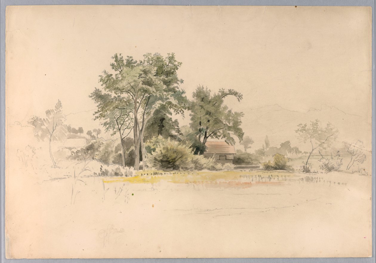 Studium krajobrazu, Szwajcaria autorstwa William Stanley Haseltine