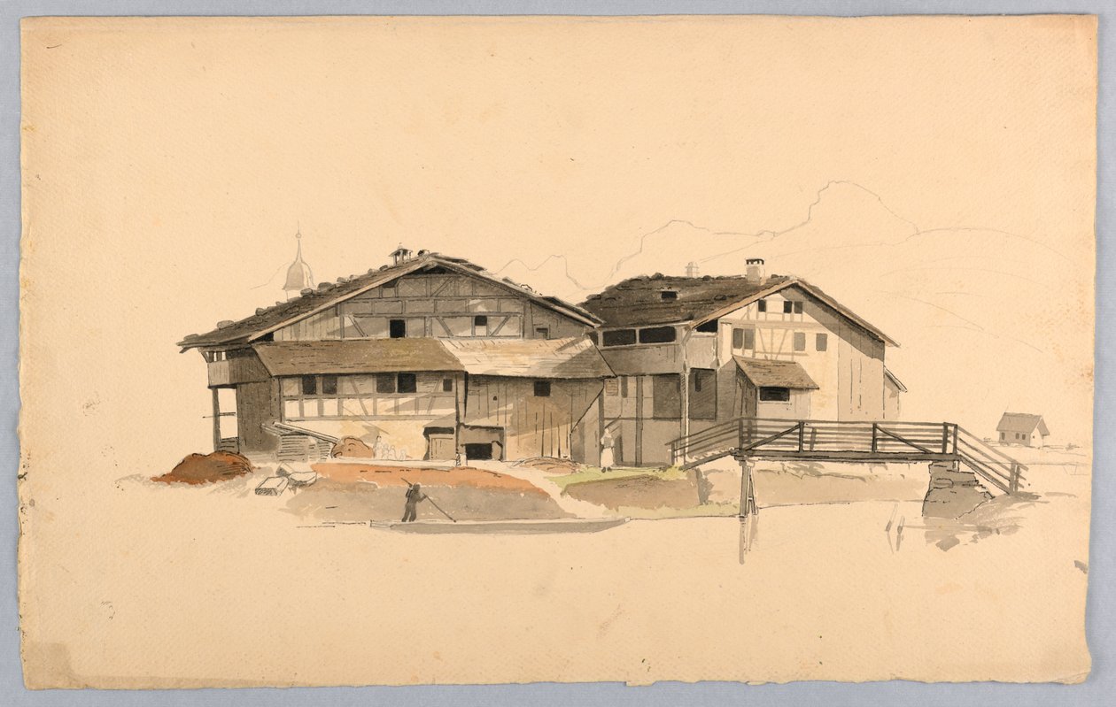 Studium krajobrazu, Szwajcaria autorstwa William Stanley Haseltine