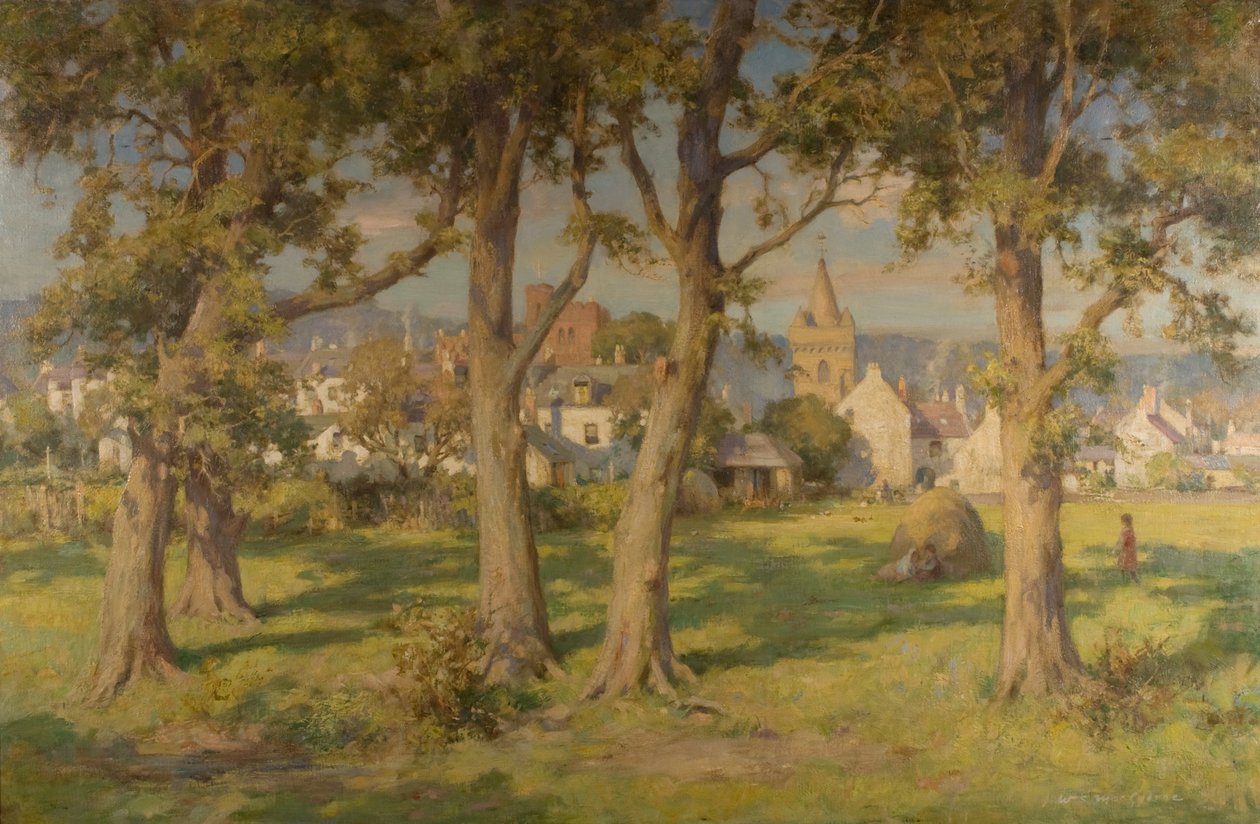 Kirkcudbright (olej na płótnie) autorstwa William Stewart MacGeorge