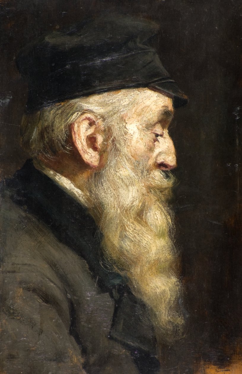 Portret starca (olej na płótnie) autorstwa William Stewart MacGeorge