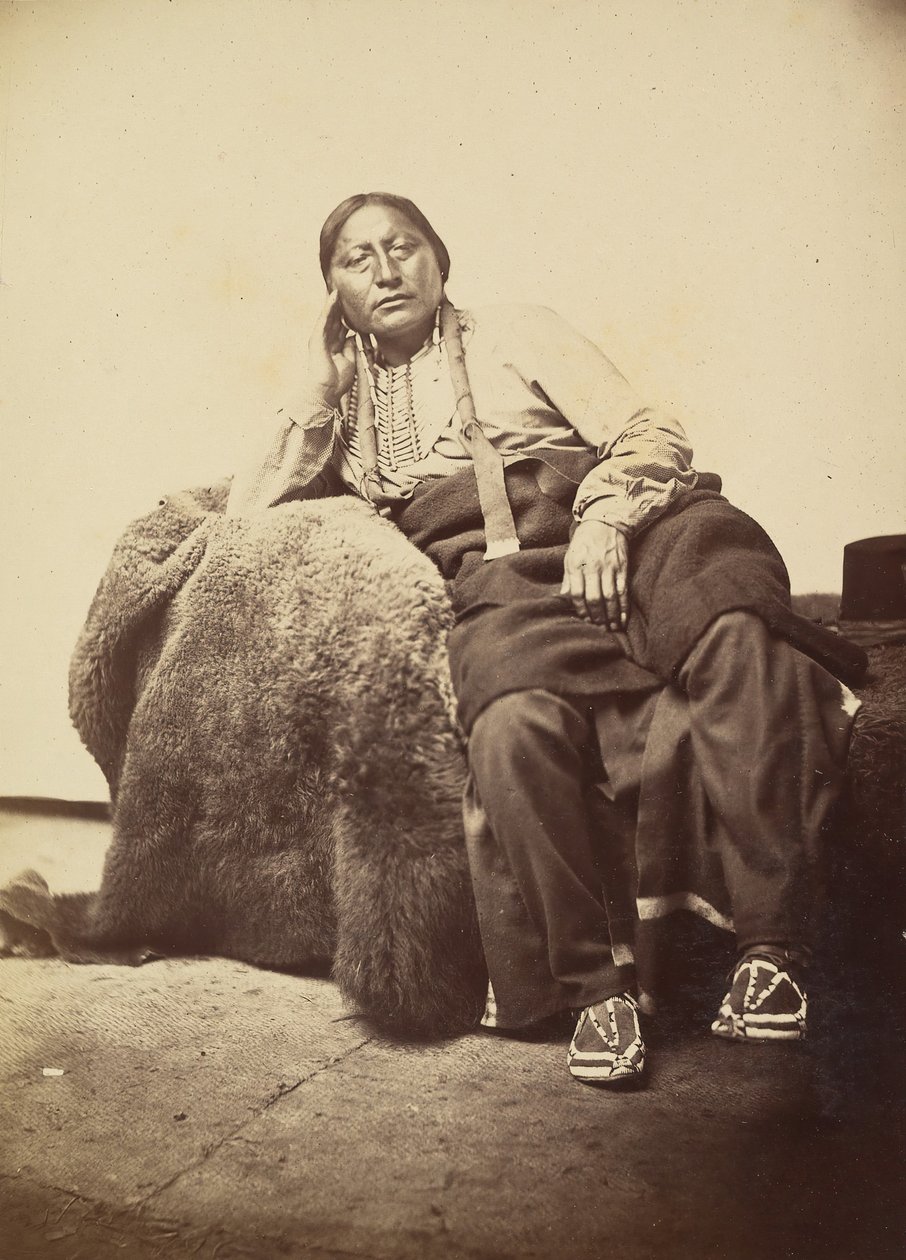 Ma-ni-mic, Cheyenne Chief, 1869-74. autorstwa William Stinson Soule