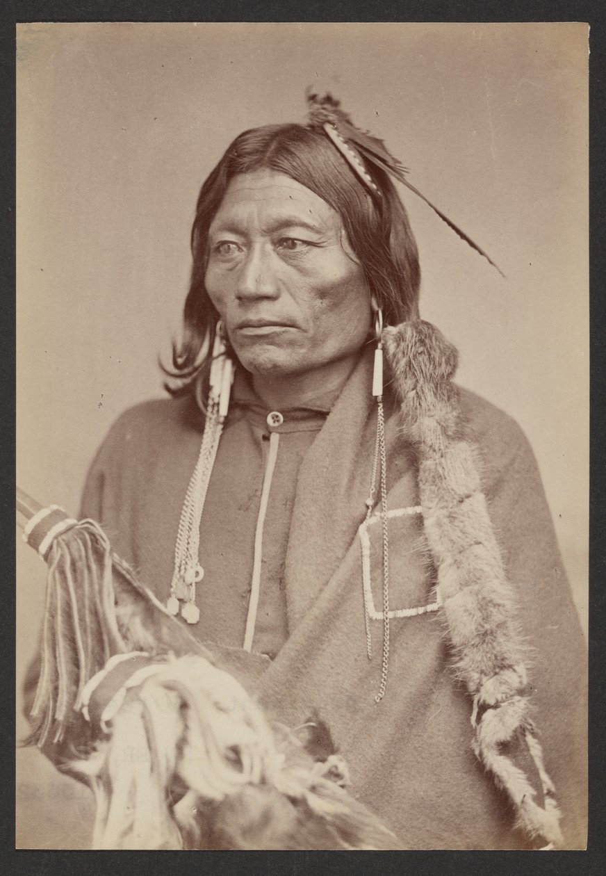 Pacer [Waga, Essa-queta: Wódz Kiowa Nde]. autorstwa William Stinson Soule