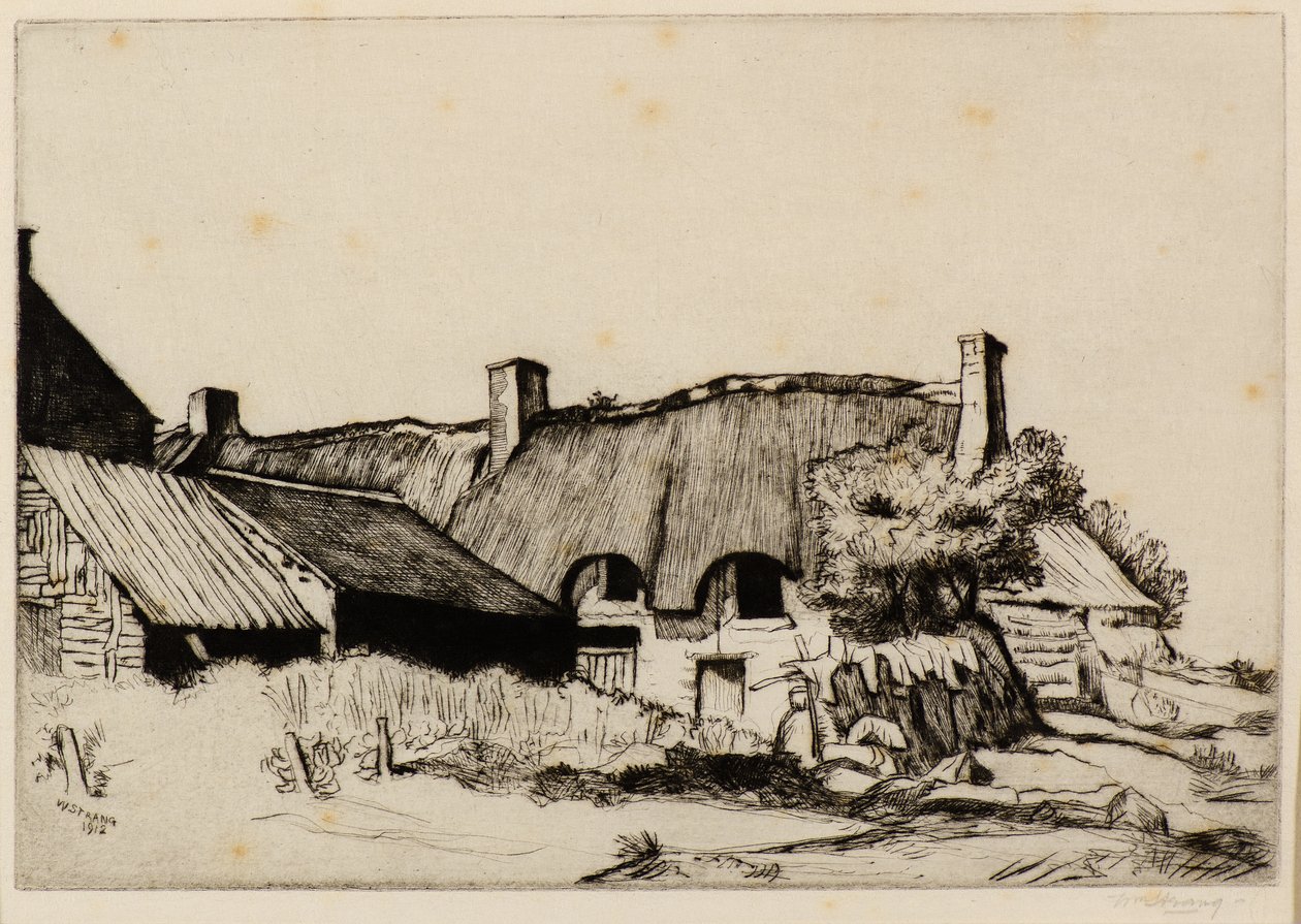 Farma w Bretanii autorstwa William Strang