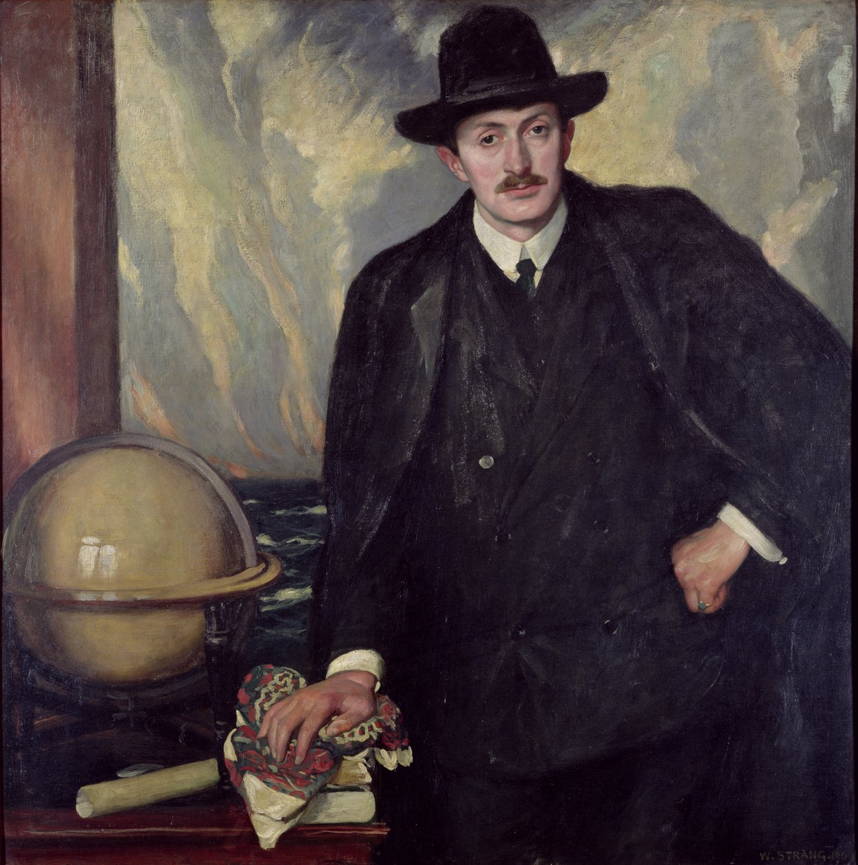 John Masefield (1878-1967), 1909 autorstwa William Strang