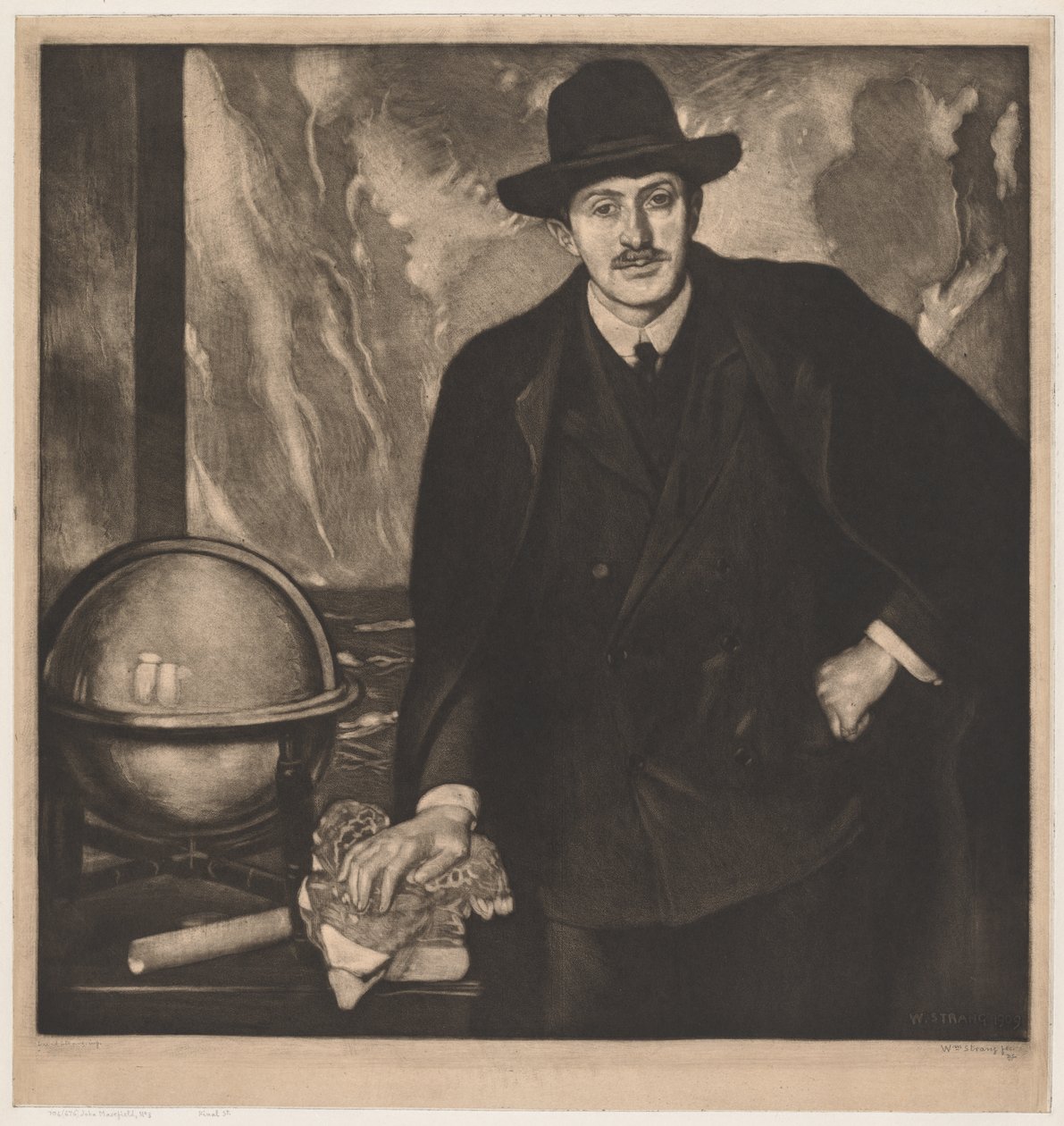 John Masefield autorstwa William Strang