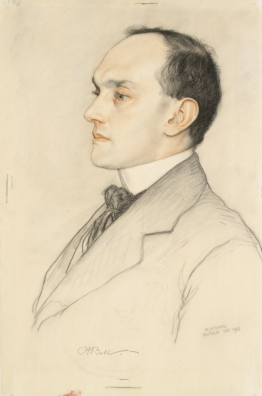 Portret Karola Franciszka Bella, 1913 autorstwa William Strang