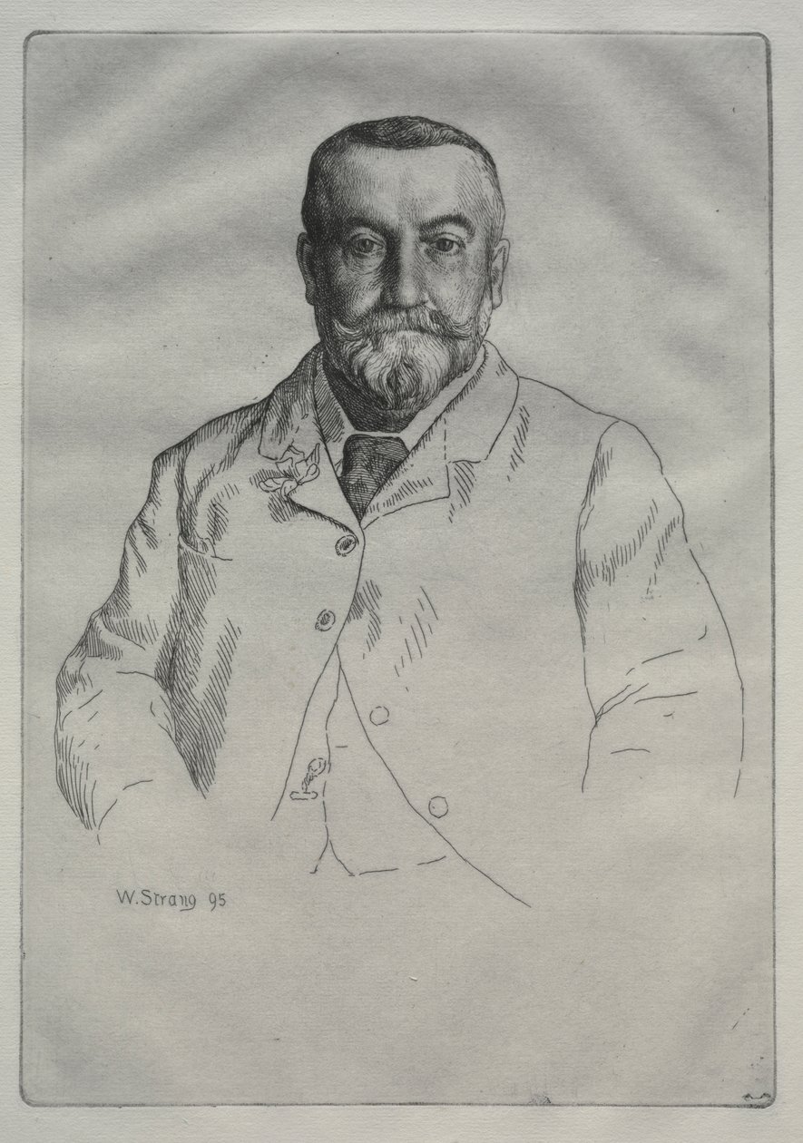Portret H. Cock autorstwa William Strang
