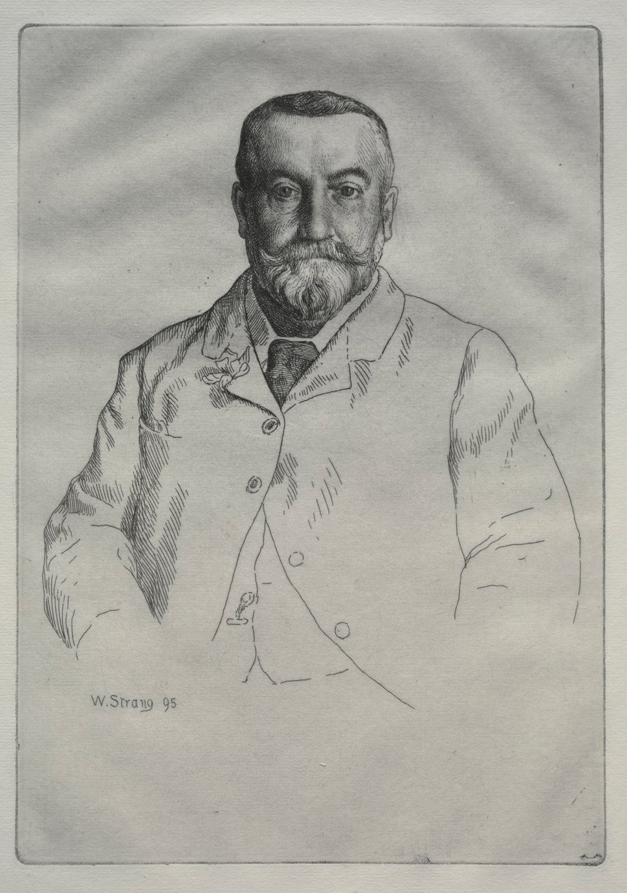 Portret H. Cocka, 1895. autorstwa William Strang