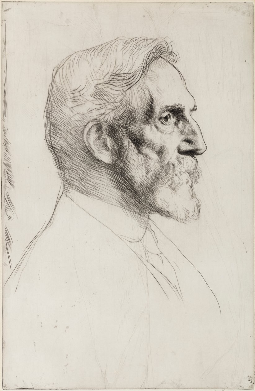 Portret Philipa Normana autorstwa William Strang