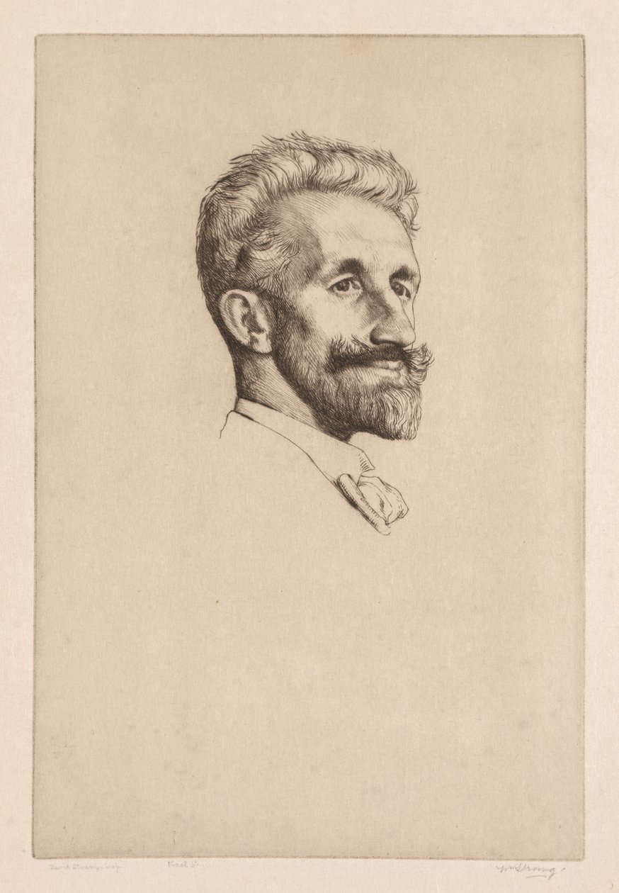Robert Bontine Cunningham Graham autorstwa William Strang