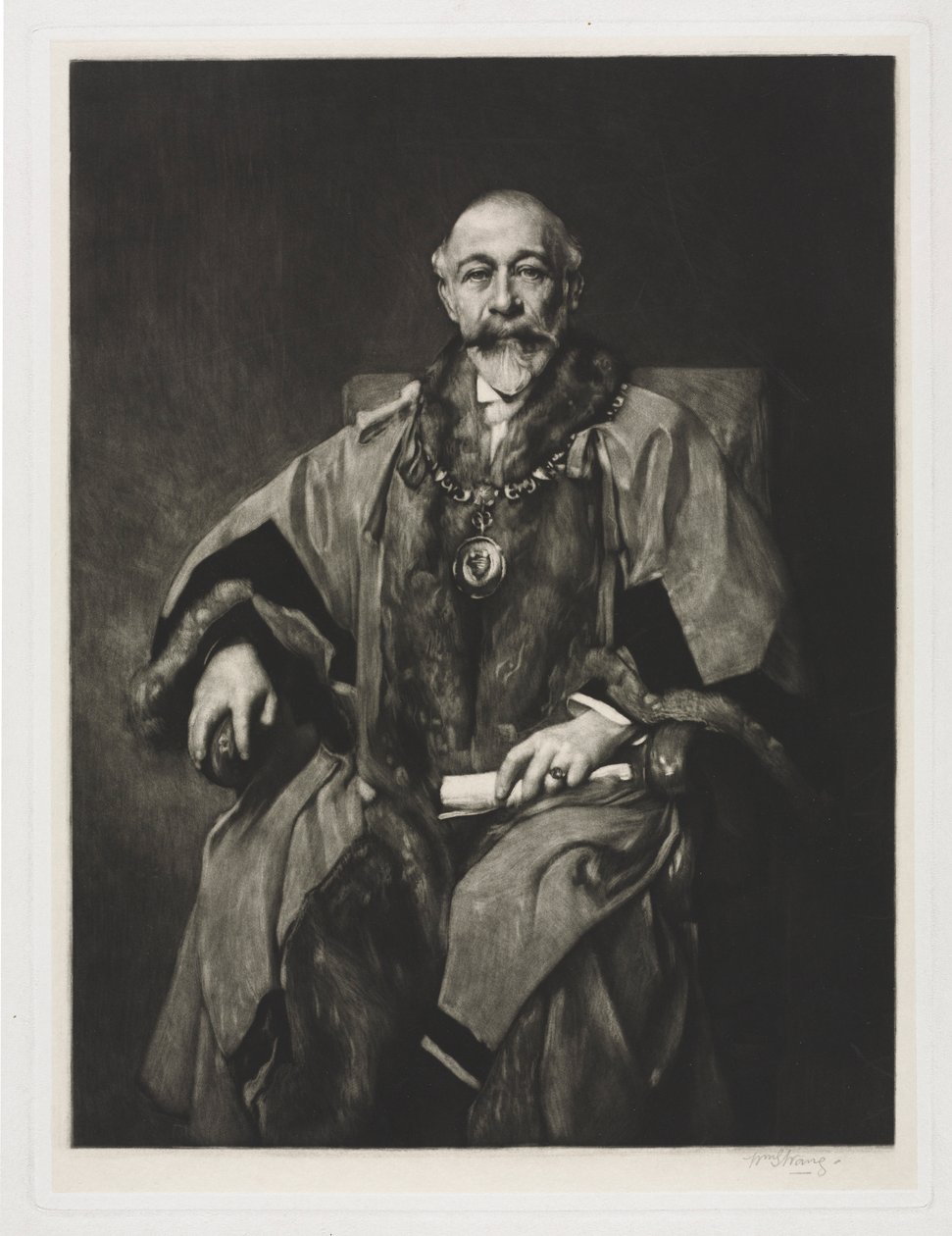 Sir Bartle Brat. autorstwa William Strang