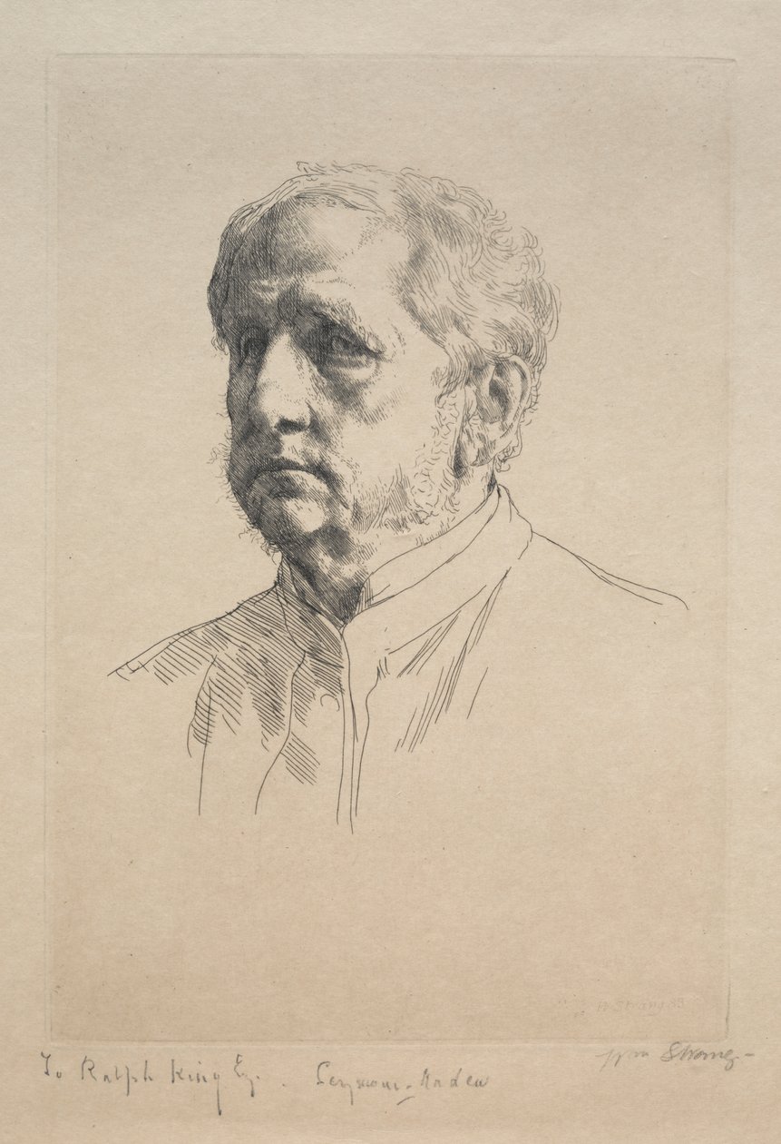 Sir Francis Seymour Haden autorstwa William Strang