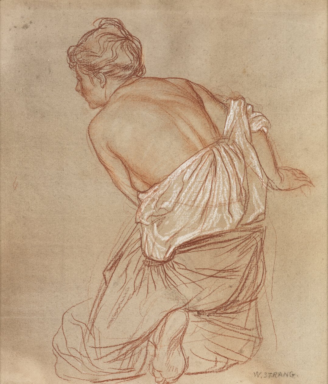 Studium do akwaforty: Muzyka autorstwa William Strang