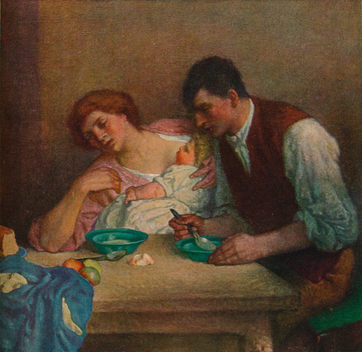 Wieczerza, 1905, 1906 autorstwa William Strang