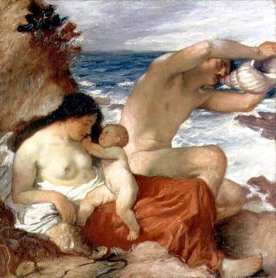 Dom Rybaka, XX w. (olej na płótnie) autorstwa William Strang