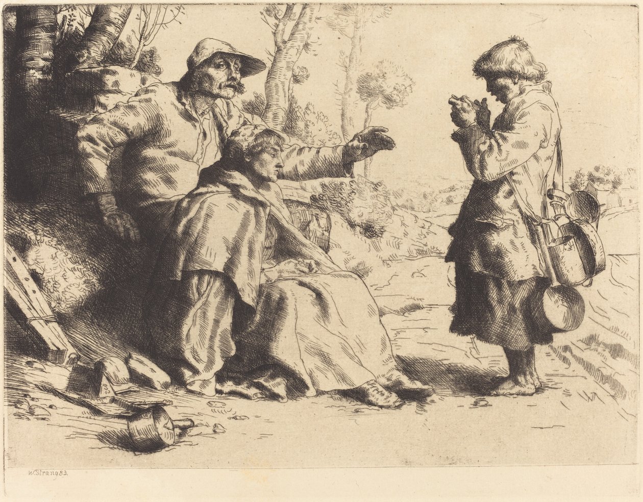Myśliciele autorstwa William Strang