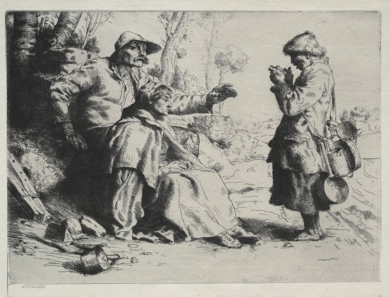 Myśliciele autorstwa William Strang