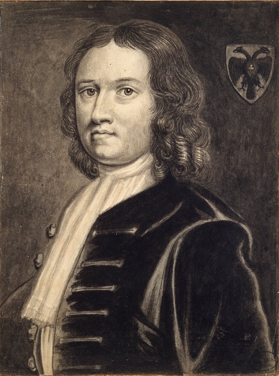 Autoportret, 1700-1740 autorstwa William Stukeley