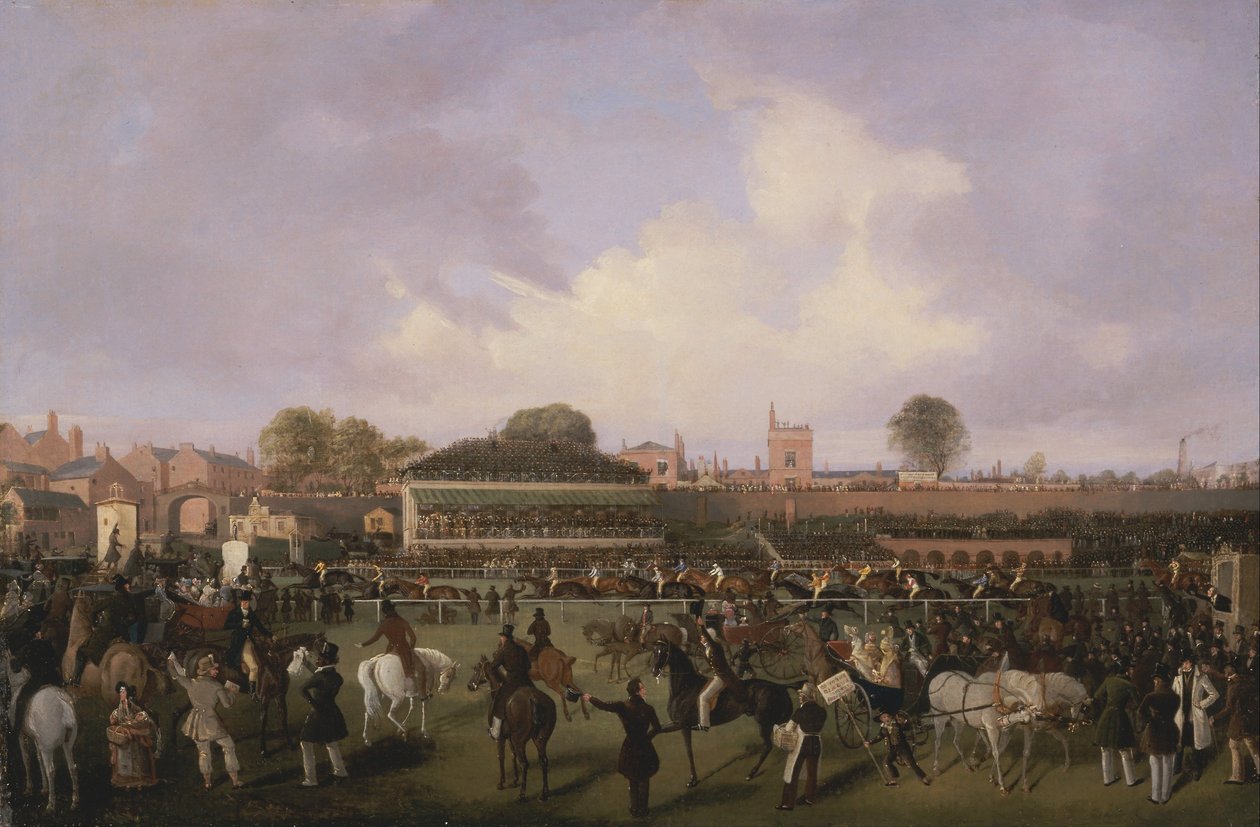 Kardynał Puff Lorda Westminstera, z Sam Darling Up, Wygrywając Talerz Kupca, Chester autorstwa William Tasker