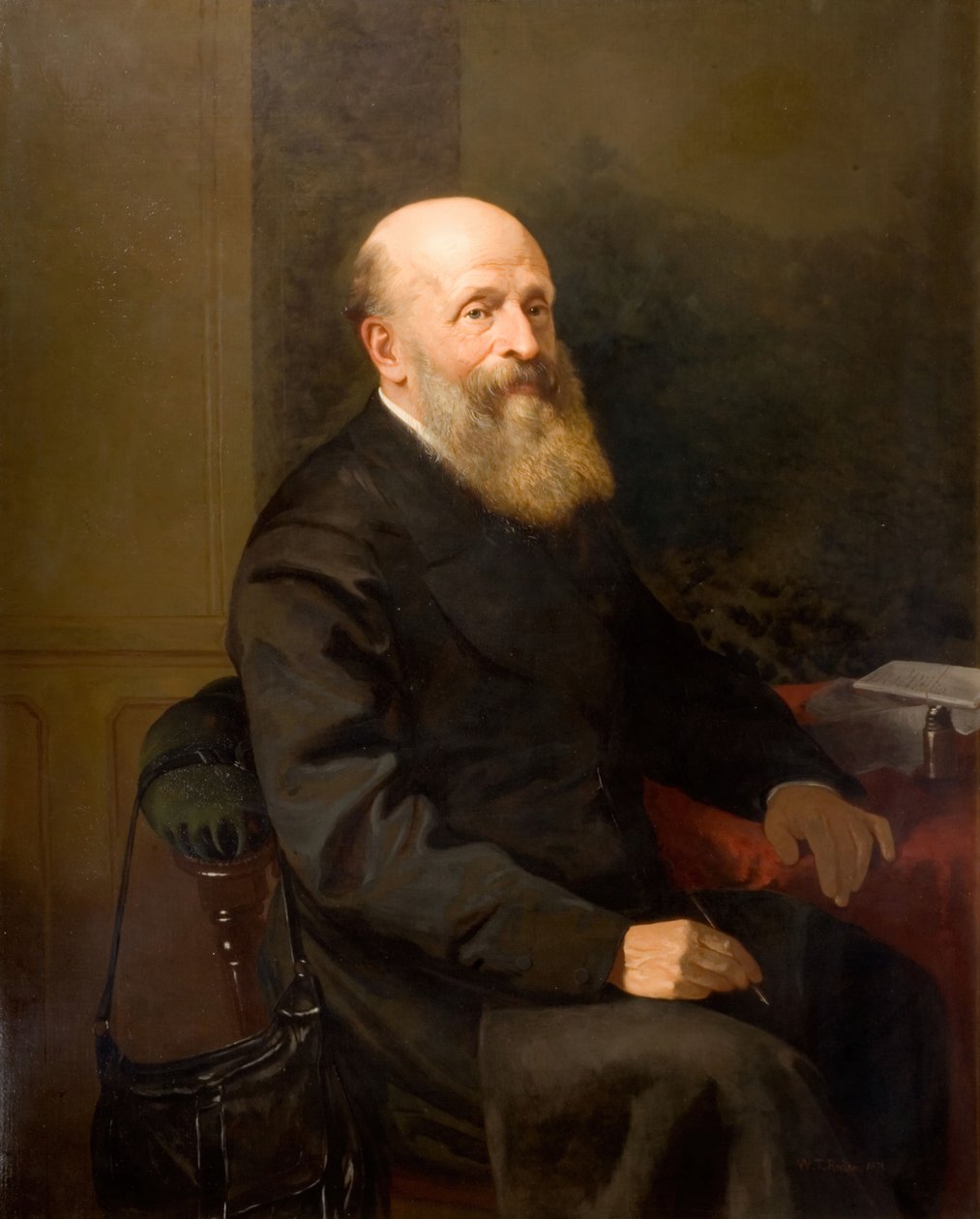 Portret Johna Birta Daviesa, 1873. autorstwa William Thomas Roden