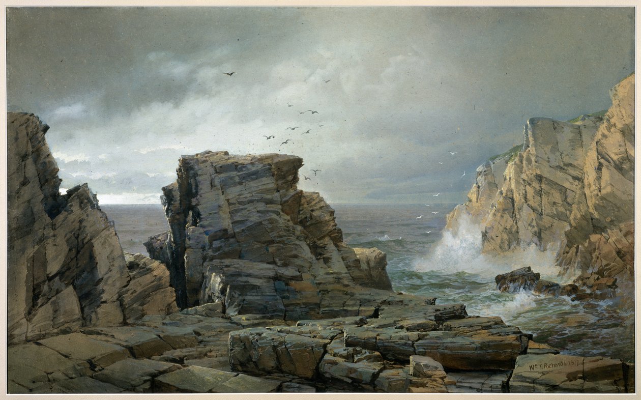 Skaliste wybrzeże autorstwa William Trost Richards