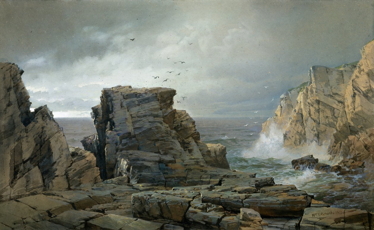 Skaliste Wybrzeże, 1877. autorstwa William Trost Richards