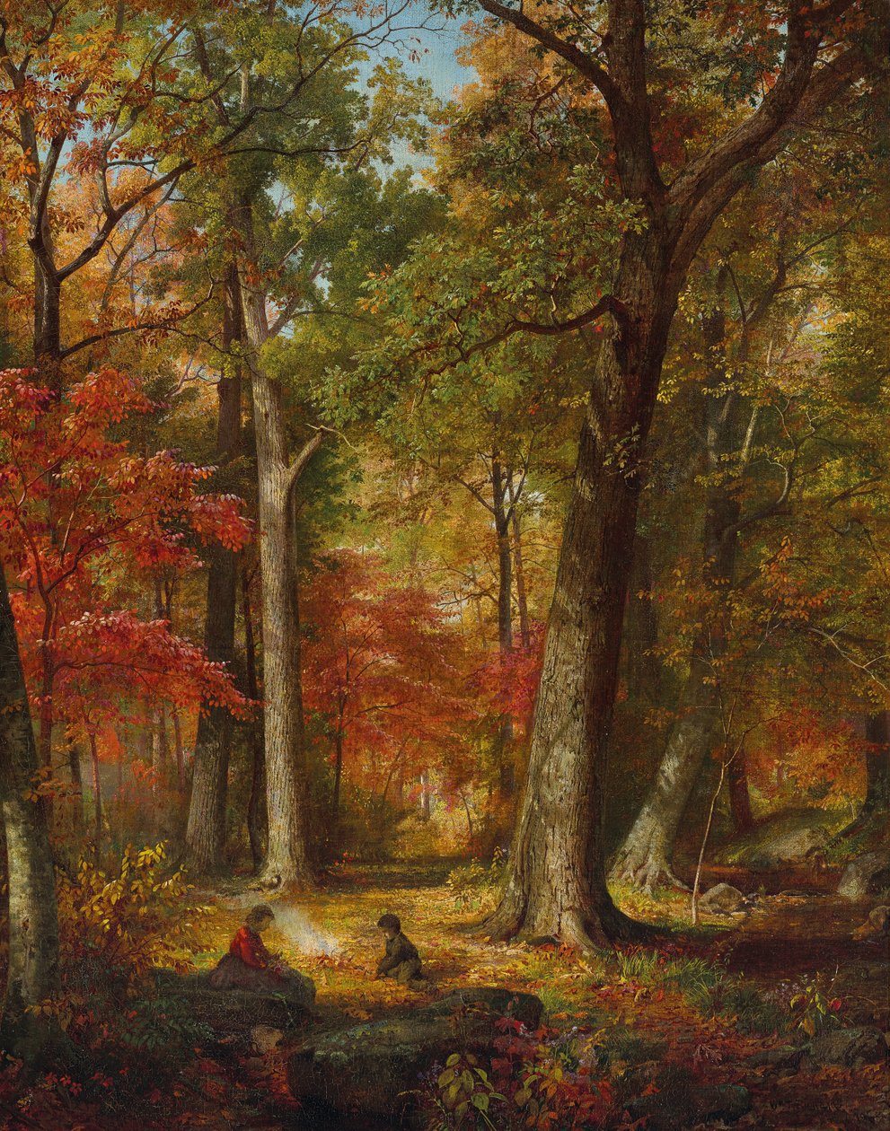 Autumn Woods autorstwa William Trost Richards