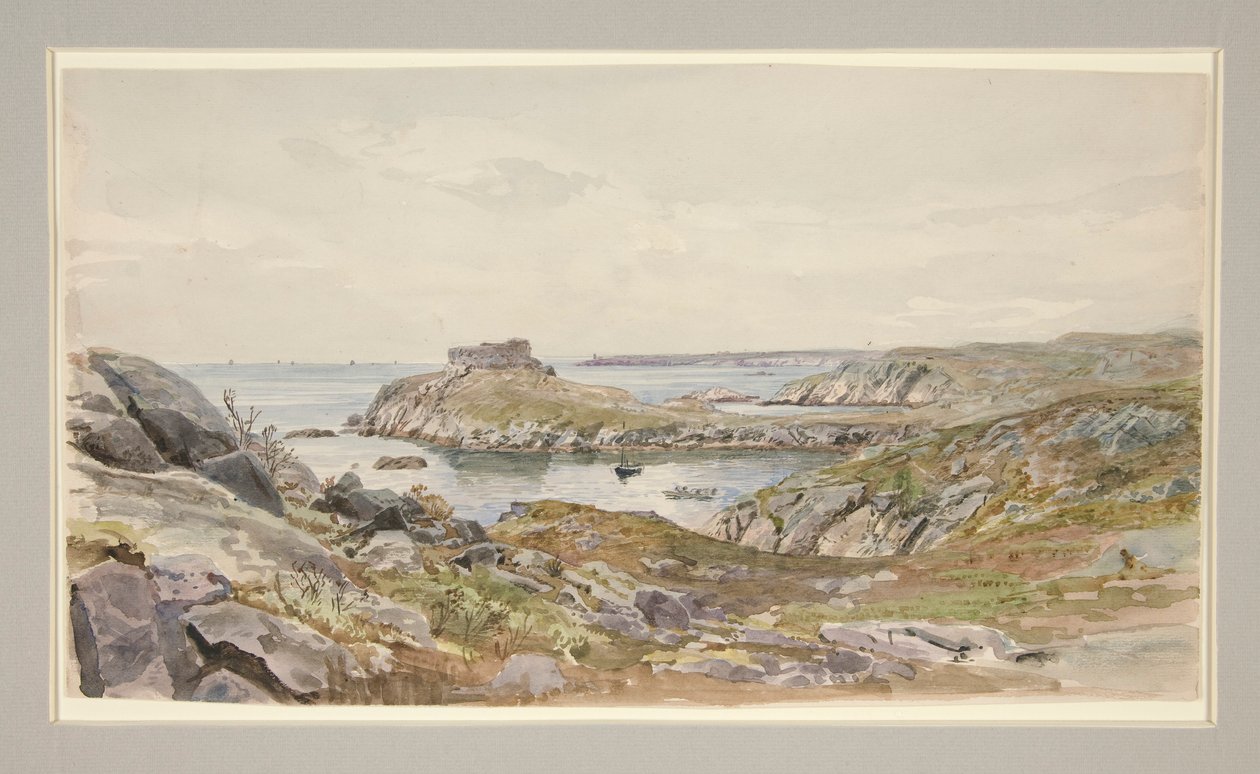 Fort Kluska, Zatoka Narragansett autorstwa William Trost Richards