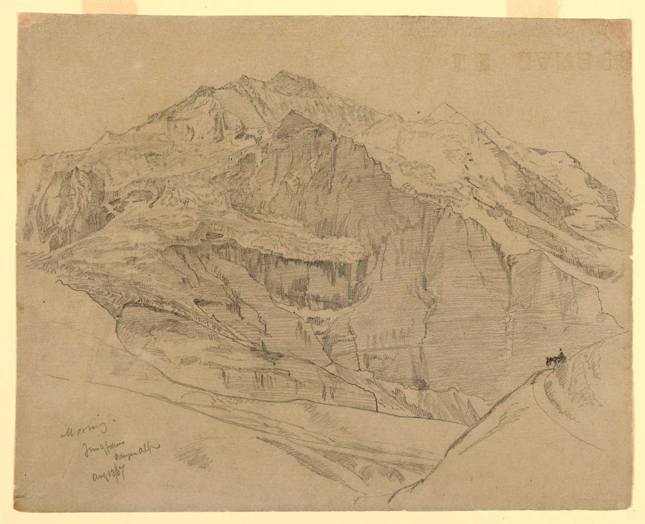 Krajobraz, Jungfrau, Szwajcaria autorstwa William Trost Richards