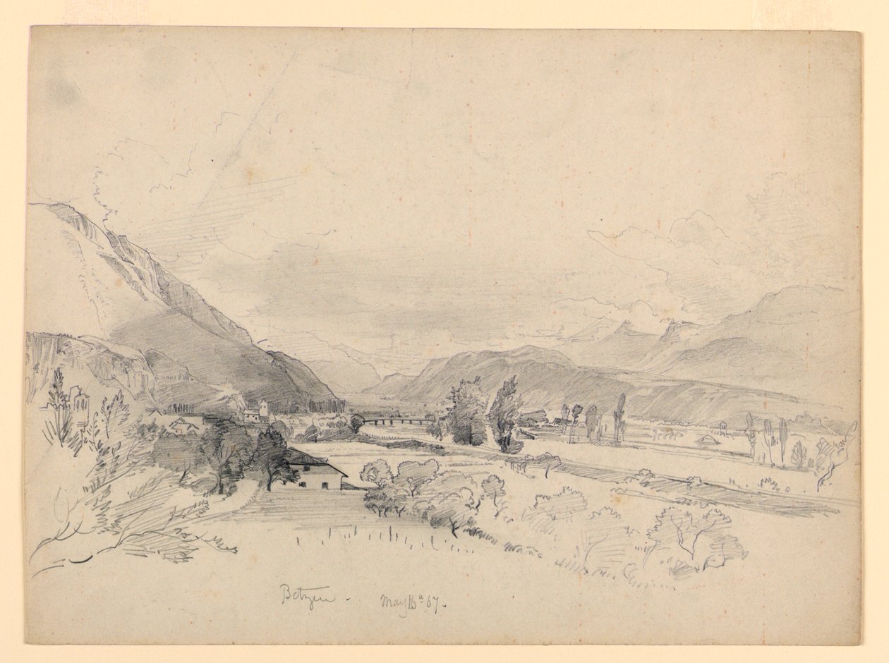 Krajobraz, Budziszyn, Niemcy autorstwa William Trost Richards