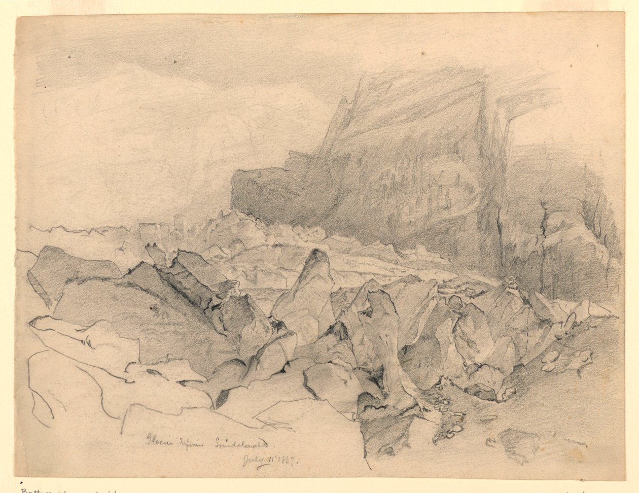 Krajobraz, Grindelwald, Szwajcaria autorstwa William Trost Richards
