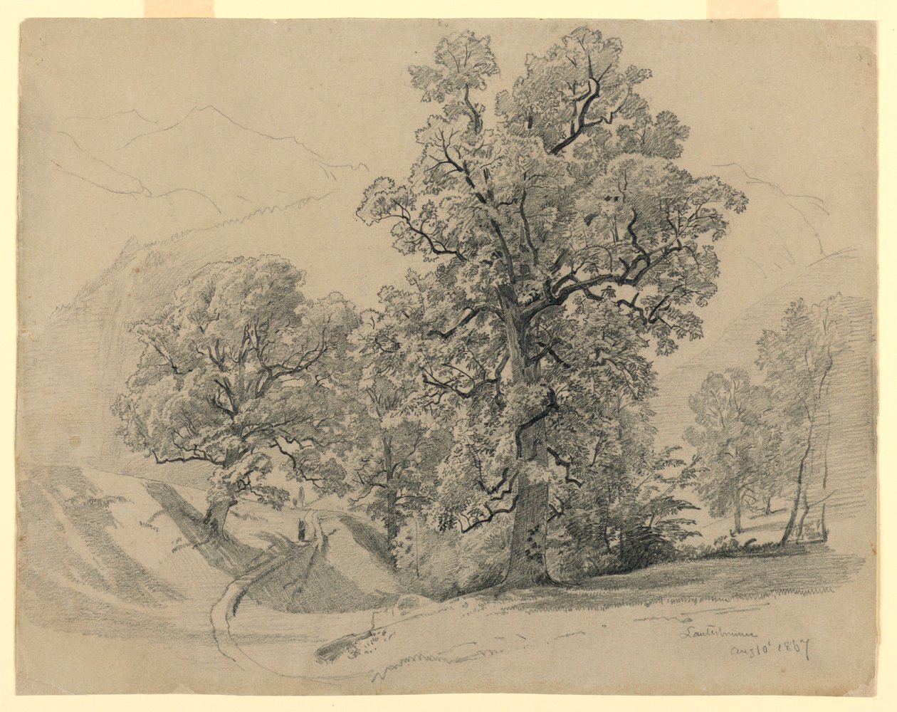 Krajobraz, Lauterbrunnen, Szwajcaria autorstwa William Trost Richards