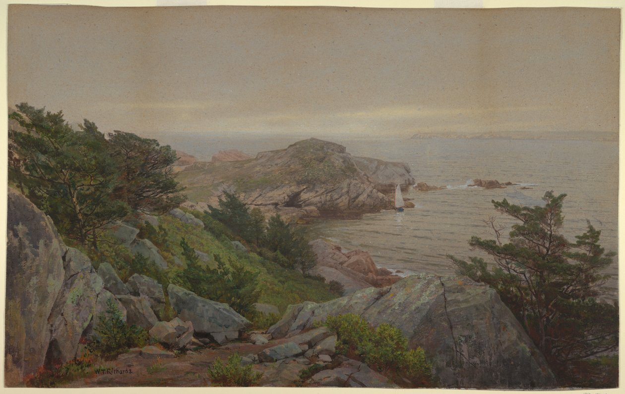 Zatoka Makreli autorstwa William Trost Richards