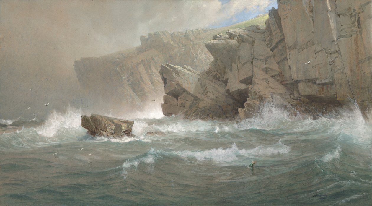 Punkt południowo-zachodni, Conanicut autorstwa William Trost Richards