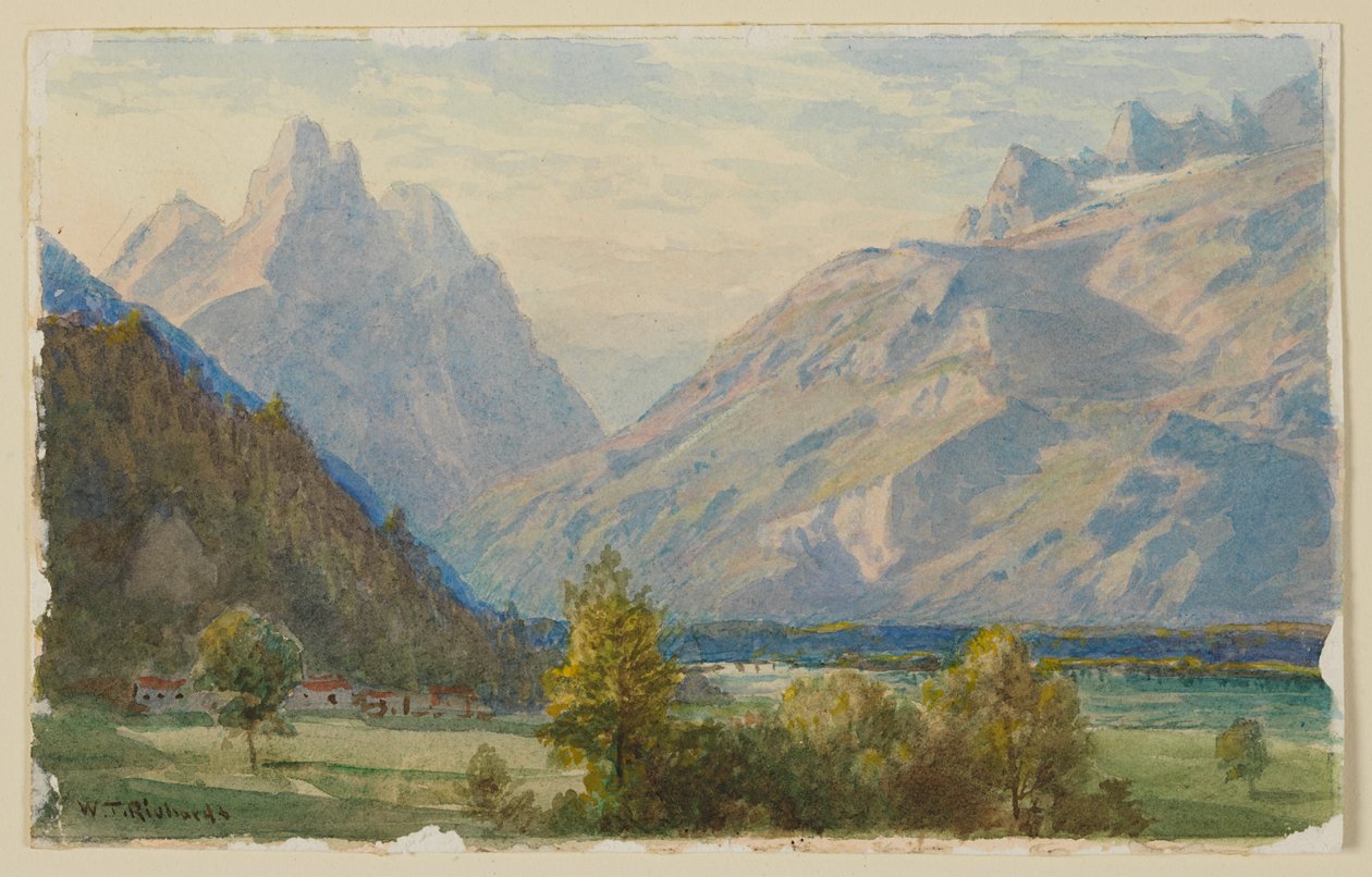 Studium krajobrazu, Norwegia autorstwa William Trost Richards