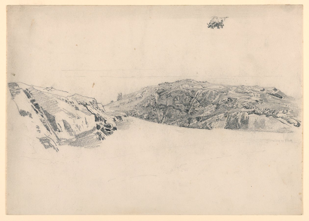 Studium wybrzeża, Rhode Island autorstwa William Trost Richards