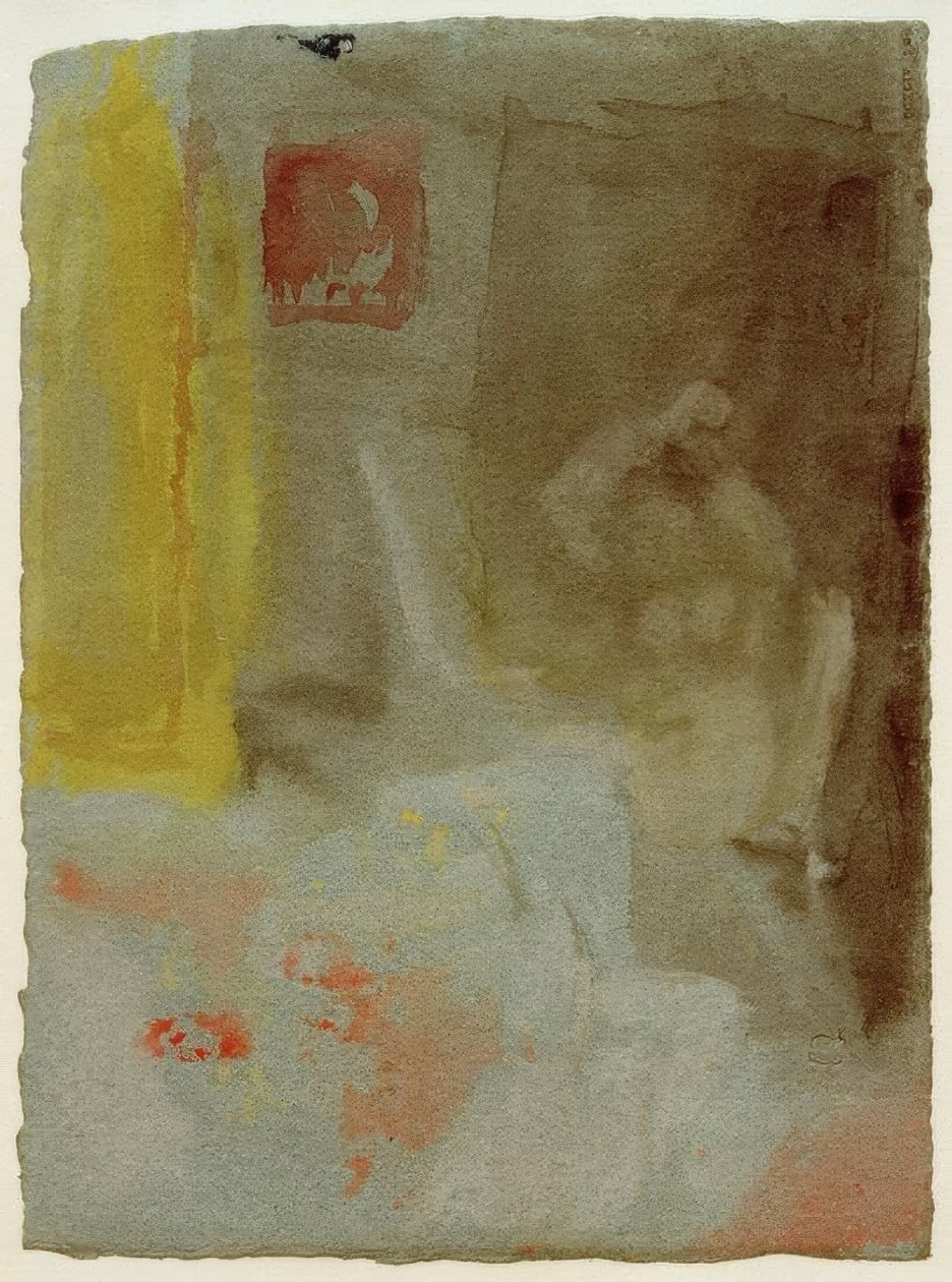 Sypialnia z aktem kobiecym autorstwa Joseph Mallord William Turner