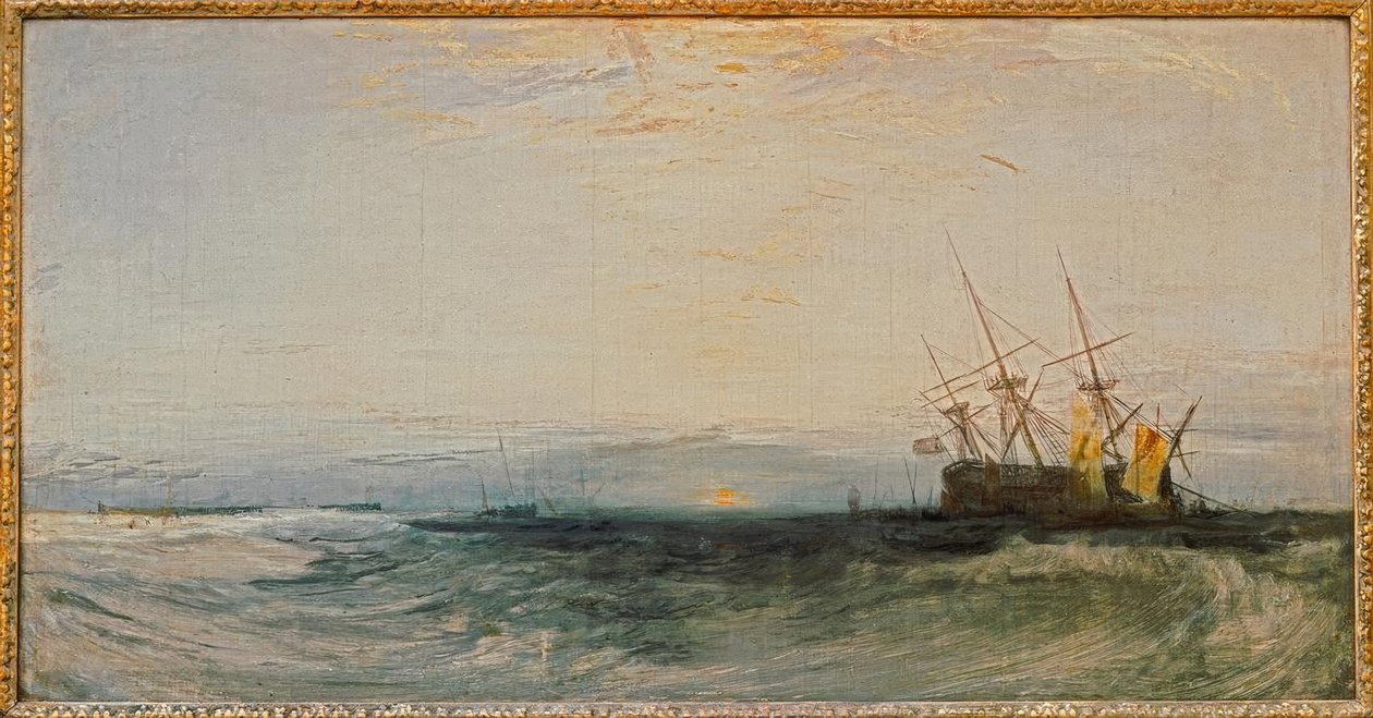 Statek na mieliźnie autorstwa Joseph Mallord William Turner