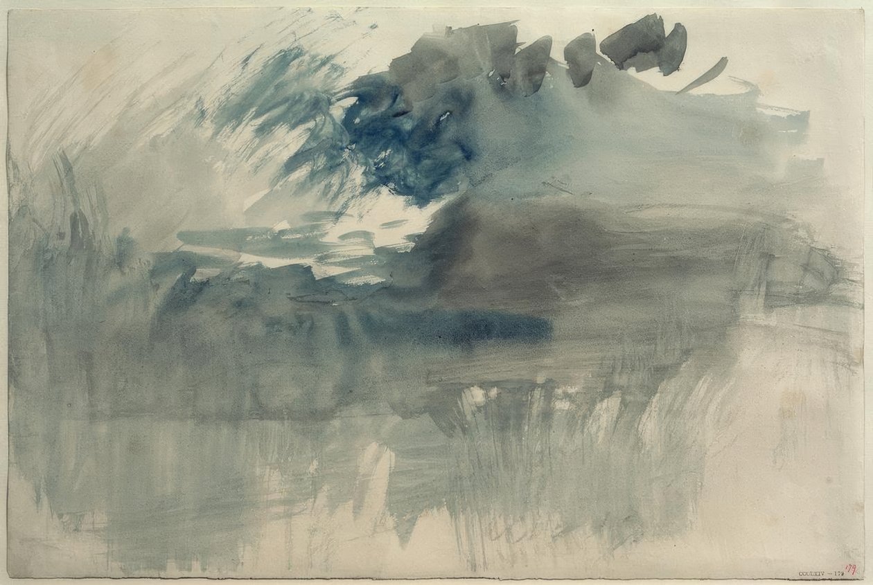 Burza nad Rigi autorstwa Joseph Mallord William Turner