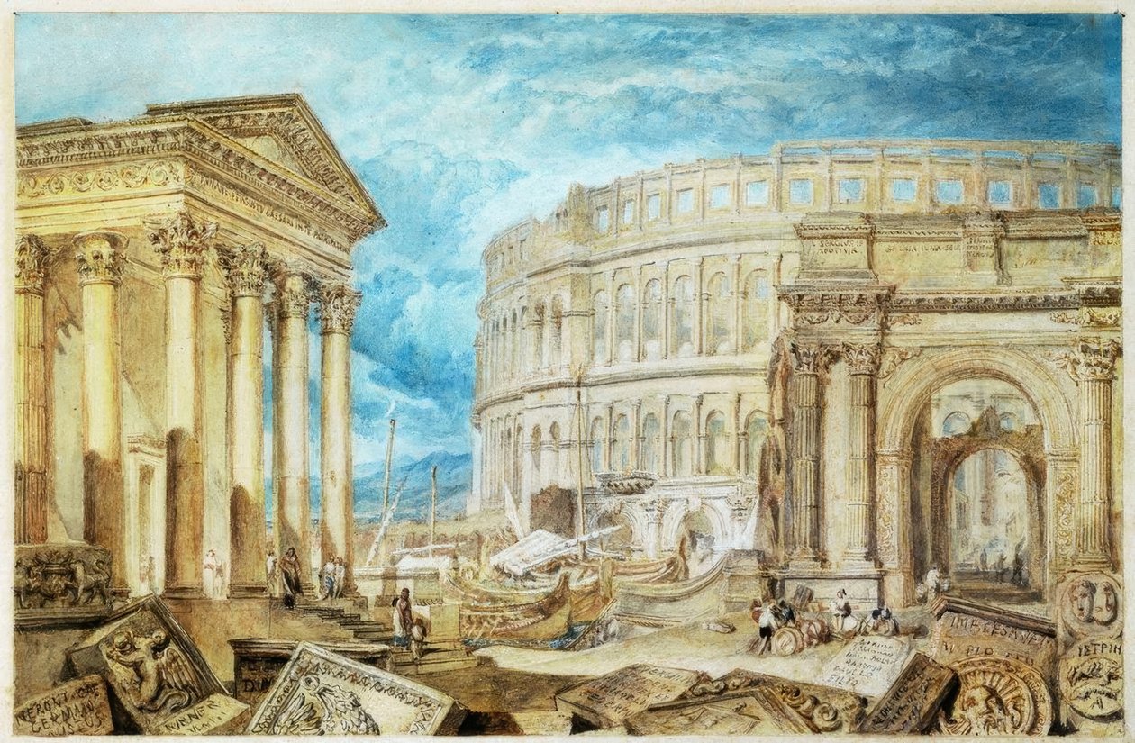 Zabytki Pola autorstwa Joseph Mallord William Turner