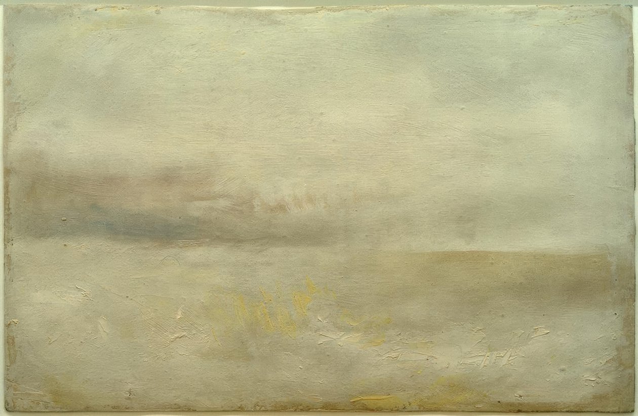 Spokojne morze z odległymi szarymi chmurami (?) autorstwa Joseph Mallord William Turner