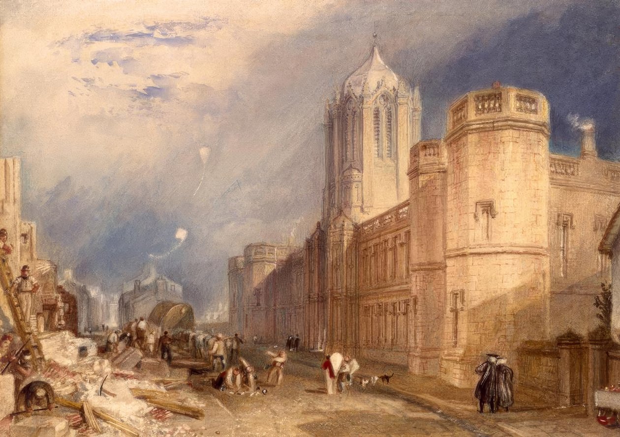 Christ Church College, Oksford autorstwa Joseph Mallord William Turner