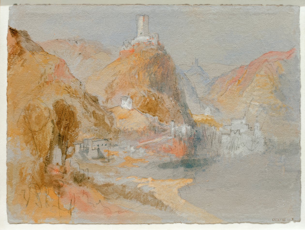 Cochem widziany od południa autorstwa Joseph Mallord William Turner