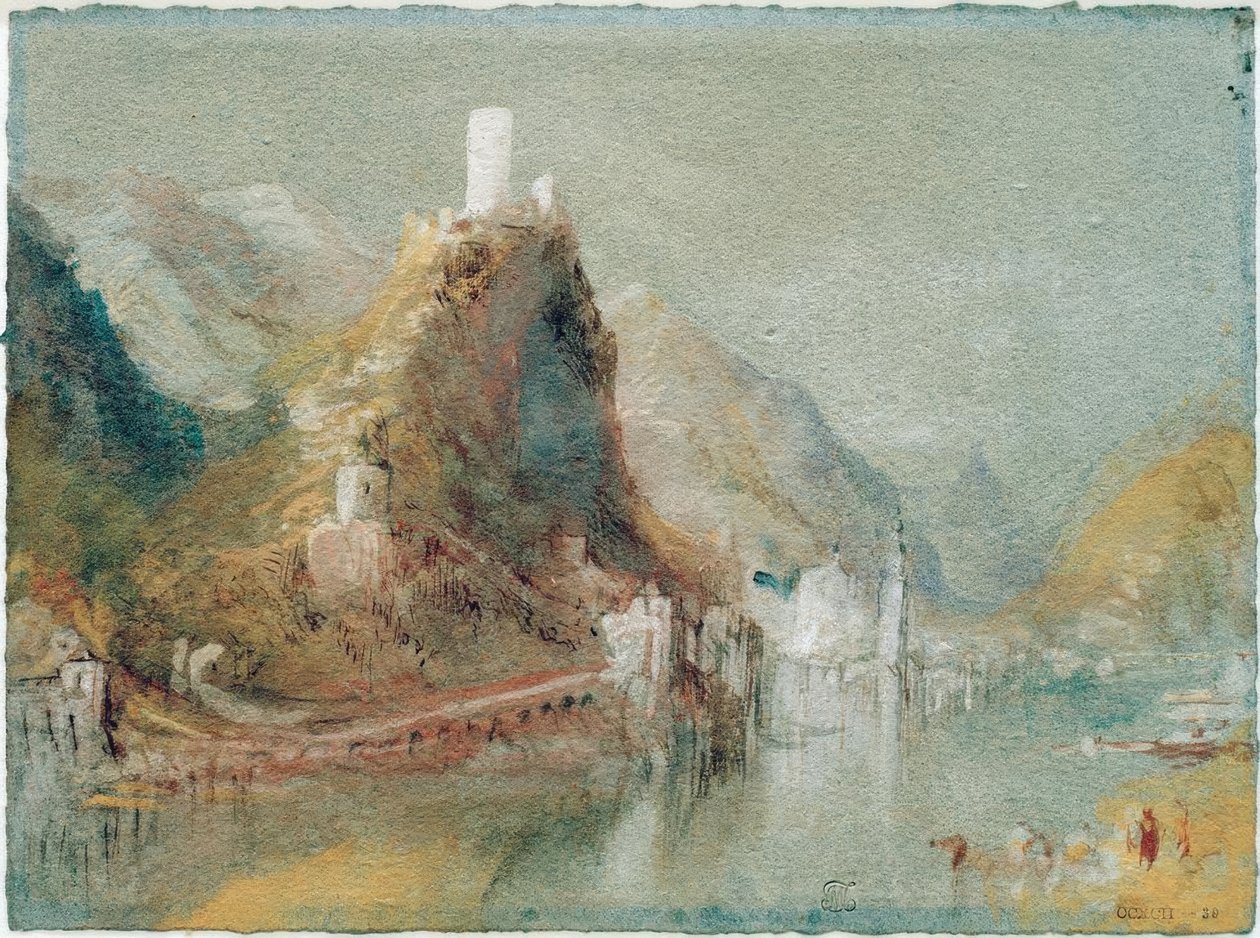 Cochem widziany od południa autorstwa Joseph Mallord William Turner