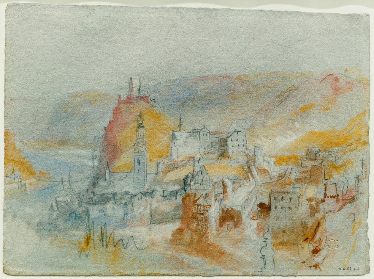 Cochem widziany z góry Endertal autorstwa Joseph Mallord William Turner