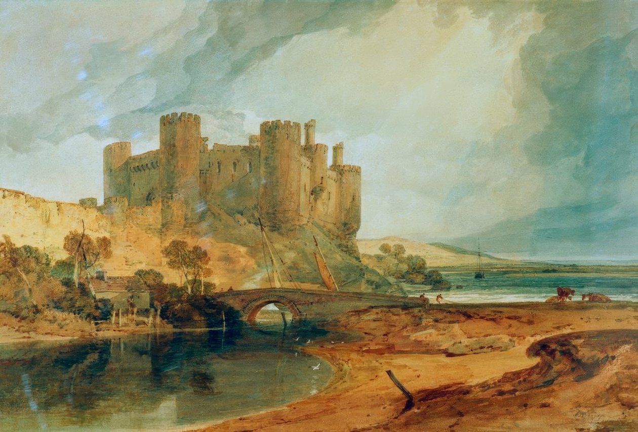 Zamek Conwy autorstwa Joseph Mallord William Turner